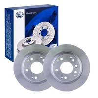 2X Hella Bremsscheiben 282Mm Hinten Passend FüR Honda Legend Shuttle 5021