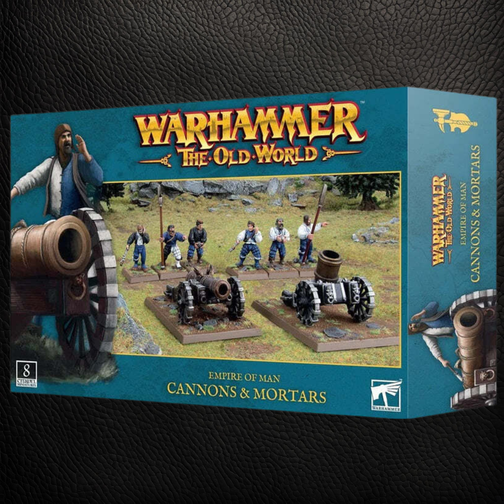 The Old World Empire of Man Cannons & Mortars SEALED