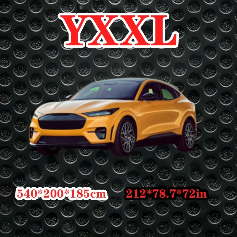 Cubierta Completa de Coche Impermeable Lluvia Impermeable Protección Anti-UV para Honda SUV Negra Foto 2 de 4