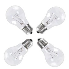 A19 Clear Incandescent Rough Service Light Bu...