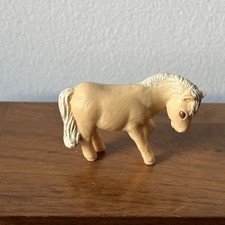 Pony In My Pocket Vintage MEG Figur 1996 beige Pony blond M&auml;hnenschwanz 2x1,25"