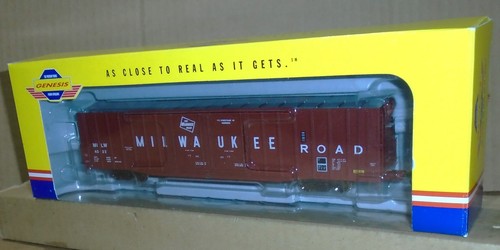 : Athearn - Genesis HO .. "Milwaukee Road 60' PS Auto Parts Boxcar" Box G4523 - Foto 5 di 22