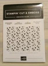 Stampin' Up! ORNATE FLORAL 3D Embossing Folder 4 1/2" x 6 1/18"  152725