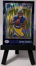 2024 Panini Optic Blake Corum #208 Rated Rookie Purple Scope LA Rams
