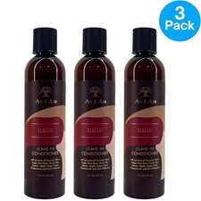 As I Am Classic Leave-In Conditioner 8oz Coil Curl Definer 3 Pack Bundle