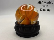 Glass Marble With Display Included lot 7633
