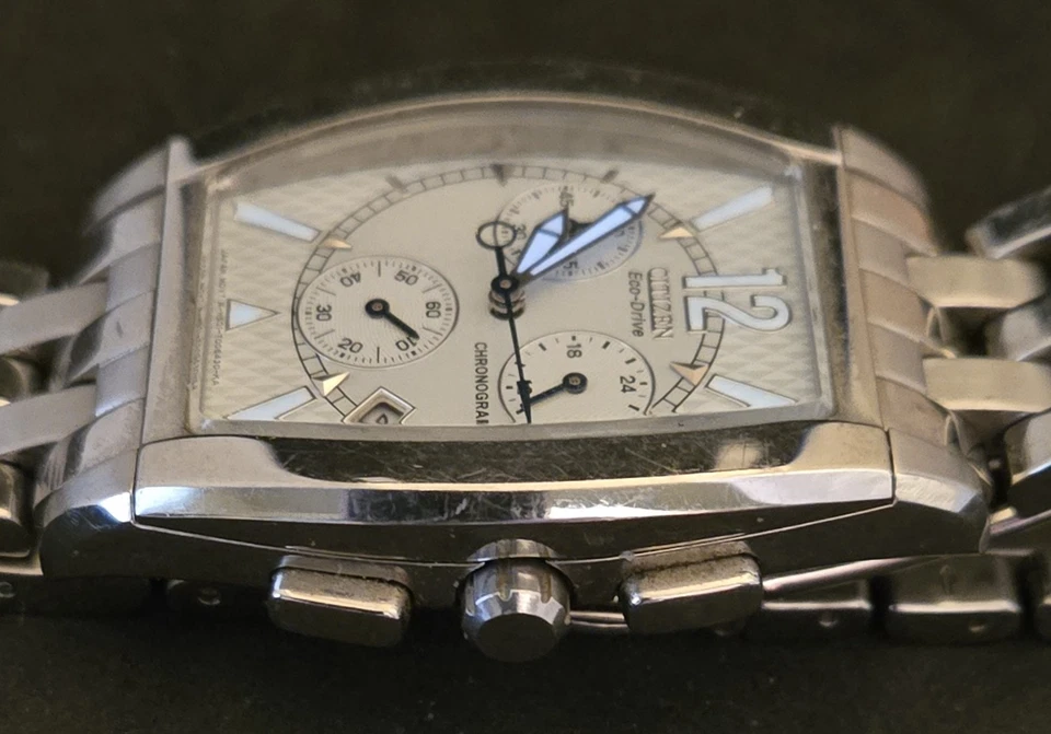 Men's Citizen Eco Drive Chronograph Watch.FREE SHIPPING. - Image 4 of 4