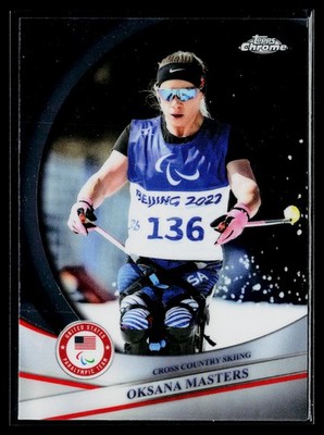 2026 Topps Chrome U.S. Winter Olympic #52 Oksana Masters
