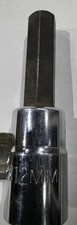 Proto Professional USA 1/2" Drive 12MM Hex Bit Chrome Socket Driver 5441-12M