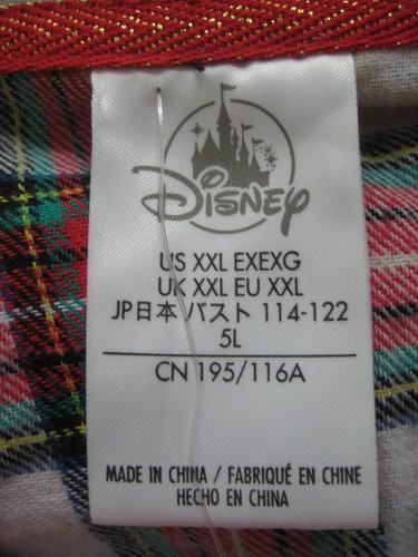 Disney Damen Langarm Flanell Minnie Mouse Weihnachten Nachthemd, Größe 2XL - Bild 5 von 8
