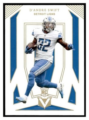 2020 Chronicles Vertex V-8 D'Andre Swift Rookie RC #6/10 Lions Chicago Bears