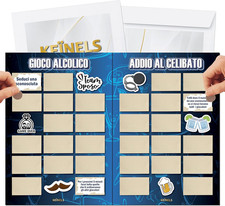 Giochi Alcolici Addio Al Celibato - Calendario Alcolico Da Tavola Gratta E Vinci