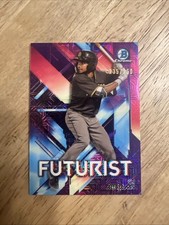 C.J. Abrams 2021 Bowman Futurist Purple Mojo Refractor /250 San Diego Padres