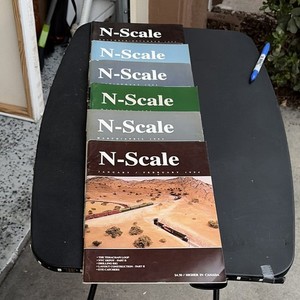N-Scale Magazine Lot - 6 issues 1994 Jan/Feb thru Nov/Dec 5th Anniversary full