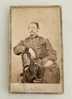 Antique Stamp Postmarked October 1864 General Hancock Brady Civil War Photo CDV