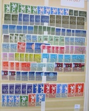 EUROPA CEPT STOCK / LOT SOIGNE ** ANNEES  1957-1962 /fa047
