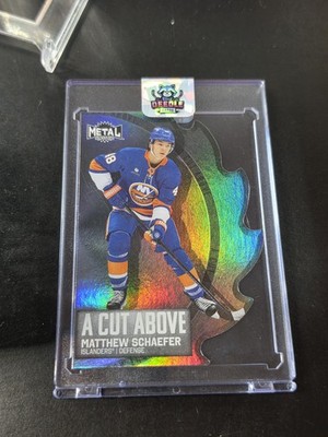 2025-26 Skybox Metal Universe Matthew Schaefer A Cut Above #18 of 30 