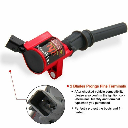 8 DG508 Ignition Coil Pack For Ford F150 Expedition 2000 2001 2002-2004 4.6/5.4L - Picture 4 of 10