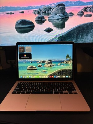 Apple MacBook Air 13.3'' (256GB SSD, Apple M1, 8GB) Laptop - Gold (MGND3LLA)