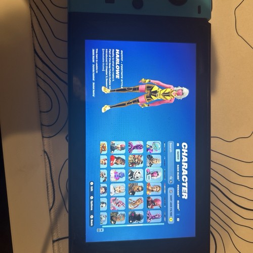 Nintendo Switch With Crazy Fortnite locker On It And super Smash Bros Ultimate - Picture 4 of 14