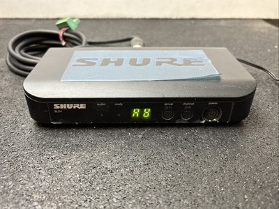 SHURE BLX4 H8 Band Single Channel Wireless Receiver 518-542 MHz EXCELLENT