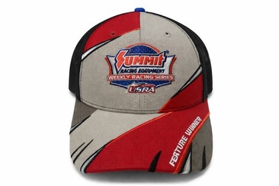 Summit Racing Equipment USRA Feature Winner Trucker Hat Motorsports Adjustable