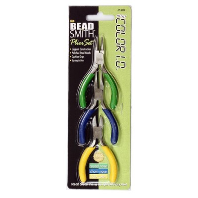 BeadSmith  Super Wirtschaft Color I.D. 3 Stück Mini Zangen Set * Werkzeuge