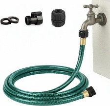 Short Hose 10FT Flexible for Connection: 1/2" PVC Water Hose Lightweight and