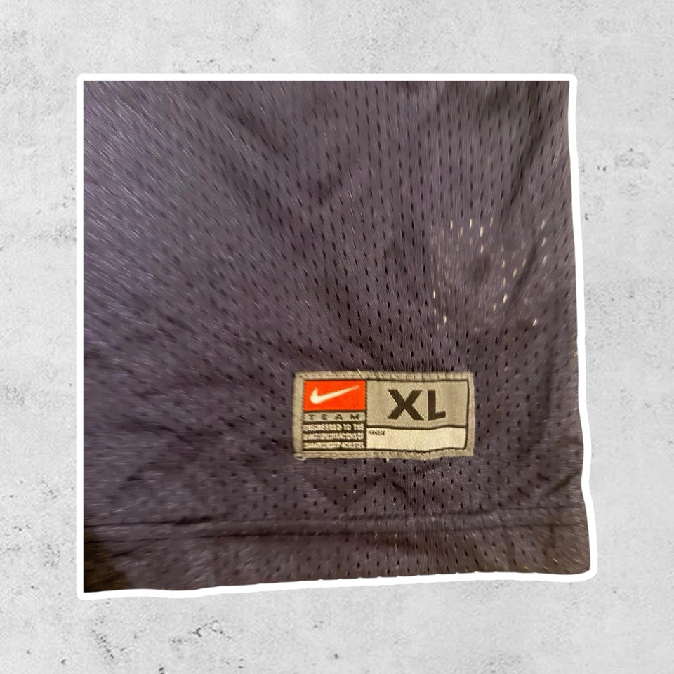 耐克 Brian Urlacher #54 芝加哥熊队 NFL 球衣蓝色网眼青少年 XL 18/20 — 第 3/4 张图片