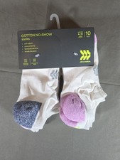 10-pack of All in Motion No-Show Socks Size 4-10