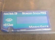 SanDisk Memory Stick Pro Magic Gate 256MB SDMSV-256 Genuine Camera Memory Card