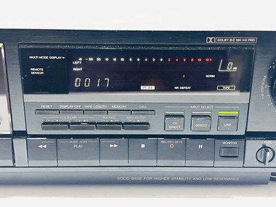 Victor TD-V721 Stereo Cassette Deck working W/ remote from japan