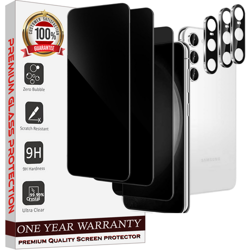 Protector de pantalla de privacidad anti-espía Entronix y protector de lente de cámara compatible con