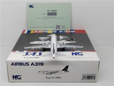 スカンジナビア航空 A319-100 OY-KBO 1/400 Amazon.co.jp: Jcwings スカンジナビア航空 A319-100 OY-KBO 1
