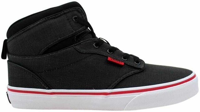 vans atwood black red