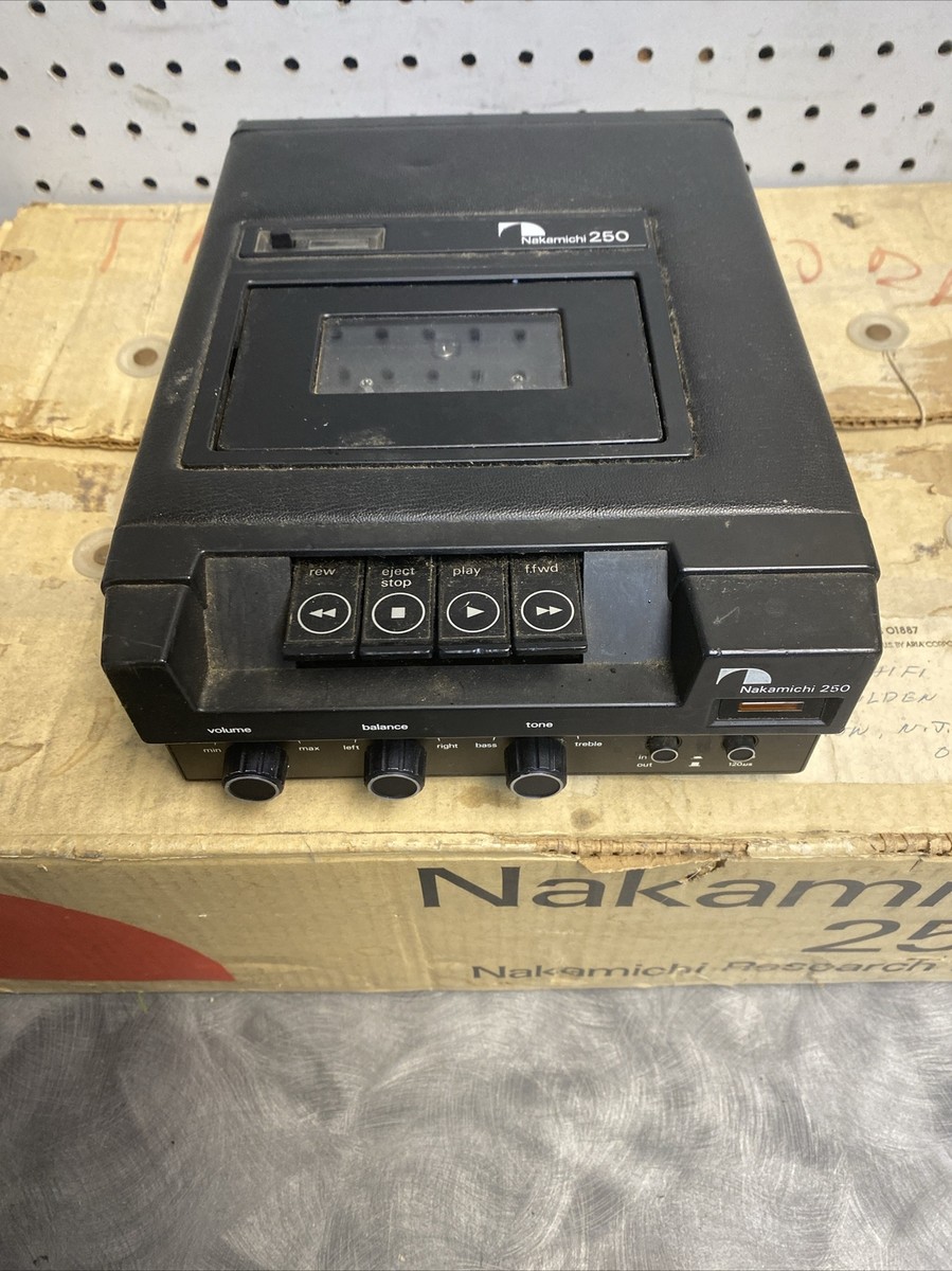 ナカミチ350 カセットデッキ 再生出来るが ジャンクです。 350