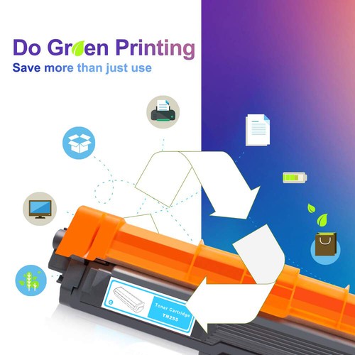 4x TN-251 TN-255 Toner for Brother HL-3150CDN HL-3170CDW MFC-9340CDW MFC-9330CDW - Picture 7 of 12