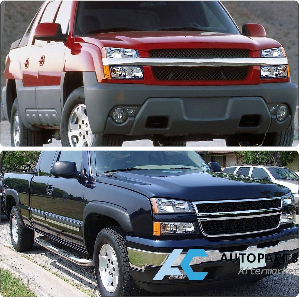 2006 Chevy Silverado Headlights And Taillights Black LED Tail - Foto 11