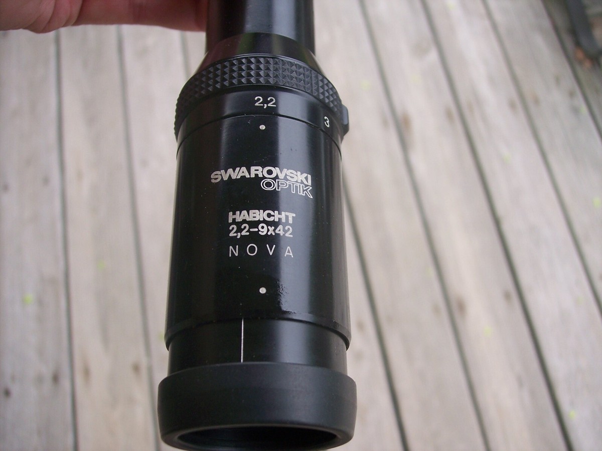 Swarovski 2.2-9x42mm Habicht Rifle Scope ~Austria~ Used 1st Focal