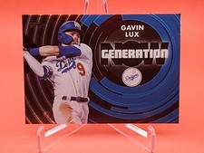 Gavin Lux 2022 Series 1 #GN-16 Generation Now Black 94/299 Los Angeles Dodgers