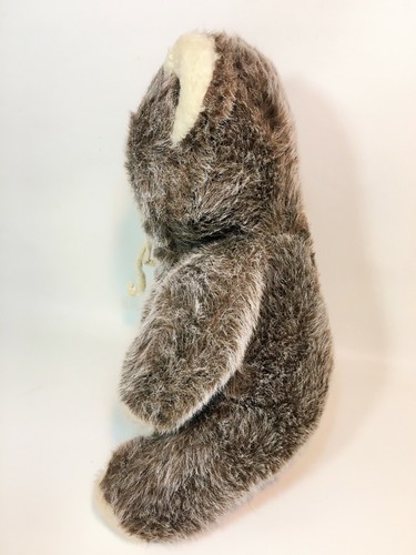 RARE Vintage Commonwealth Teddy Bear Plush Gray White Stuffed Animal 14" HTF - Picture 5 of 11