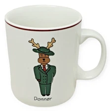 Ltd. Commodities - Christmas Reindeer Donner - Coffee Hot Chocolate Mug