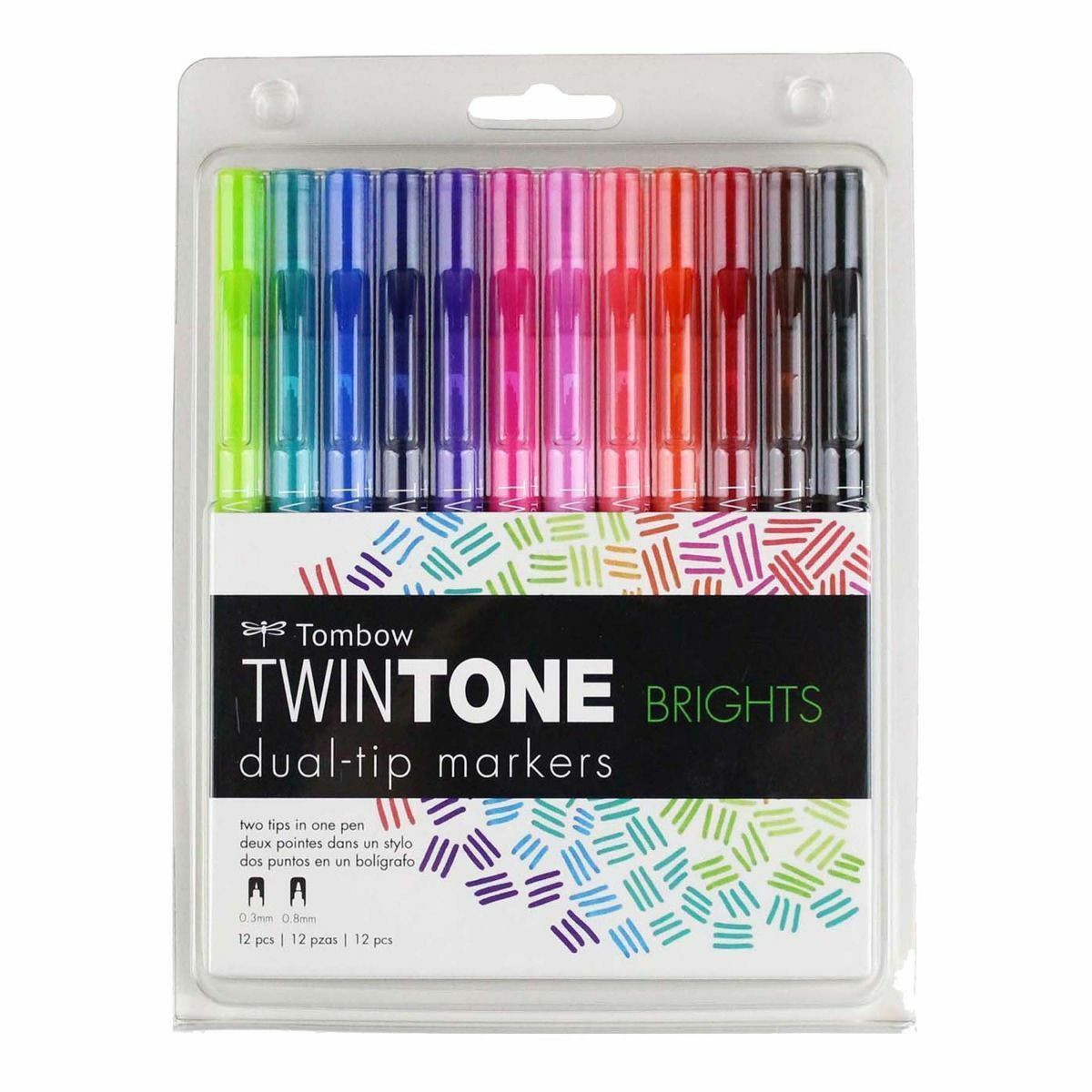 Brights 61500 Set Of 12 Pc New! 0.3mm 0.8mm