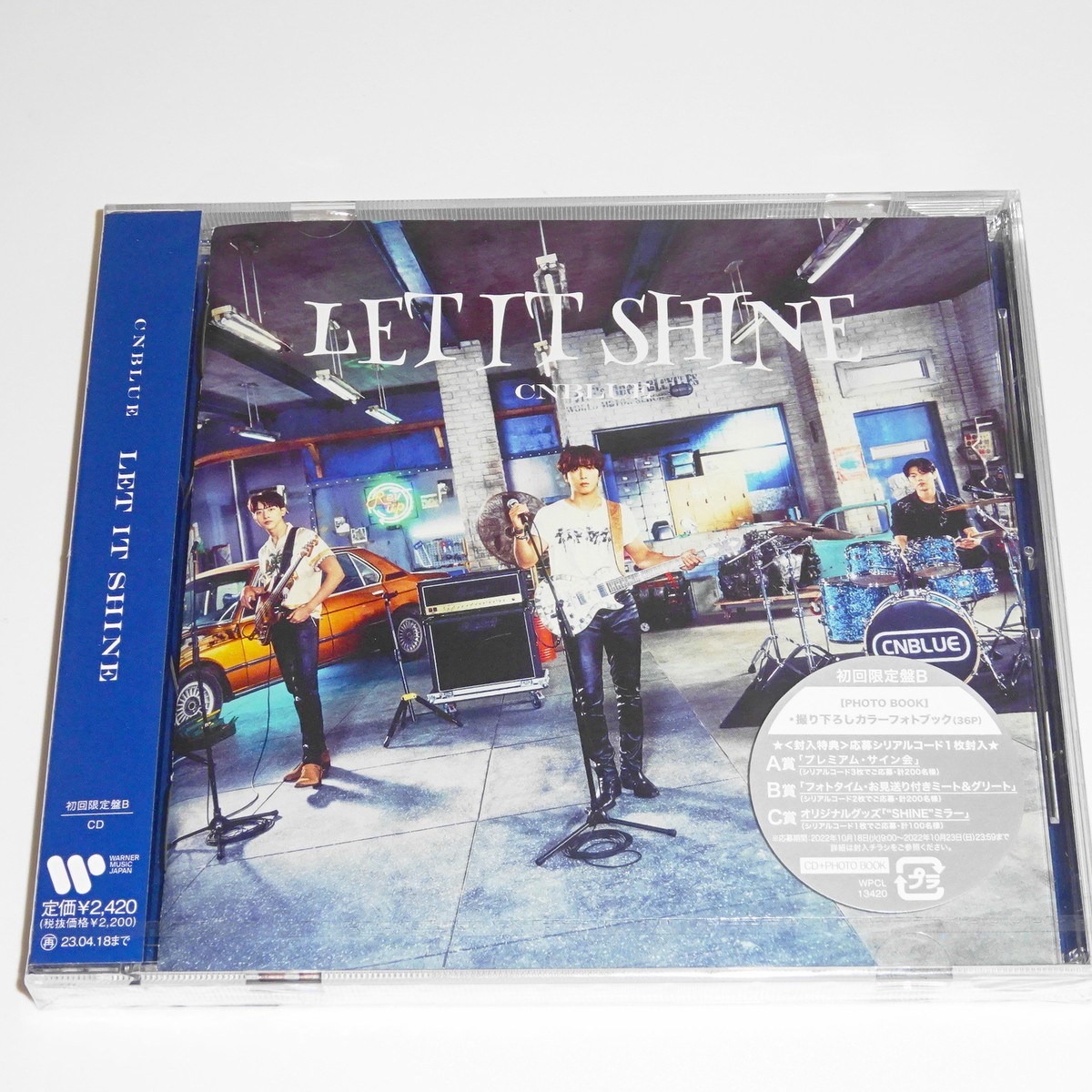 CNBLUE LET IT SHINE CD+36p PHOTOBOOK First Limited Edition B JAPAN