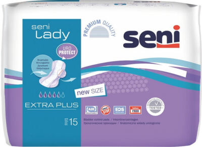 Seni Lady extra plus Inkontinenzeinlagen für Frauen 15 Stück