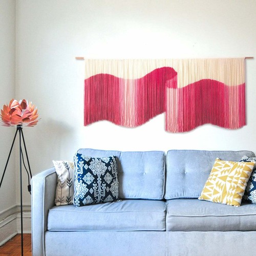 Aurtem Tapestry Wall Hanging Art Hand Woven Home Living Room Bedroom Decoration - Picture 2 of 13