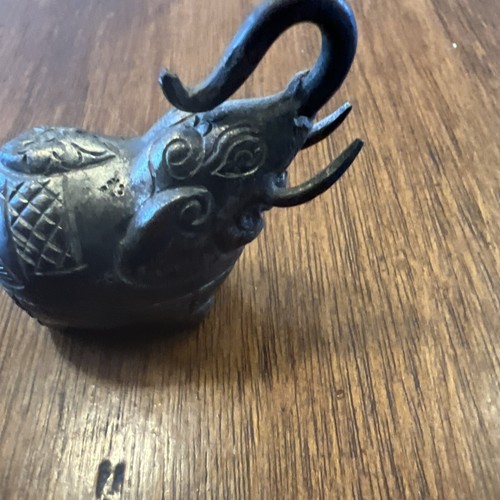 antique indian mughal solid silver ceremonial elephant figurine 18th century AD - Picture 15 of 15