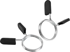 2 Pcs Barbell Weight Bars Clips Clamps 2 Inch for Olympic Bar Spring Lock Collar