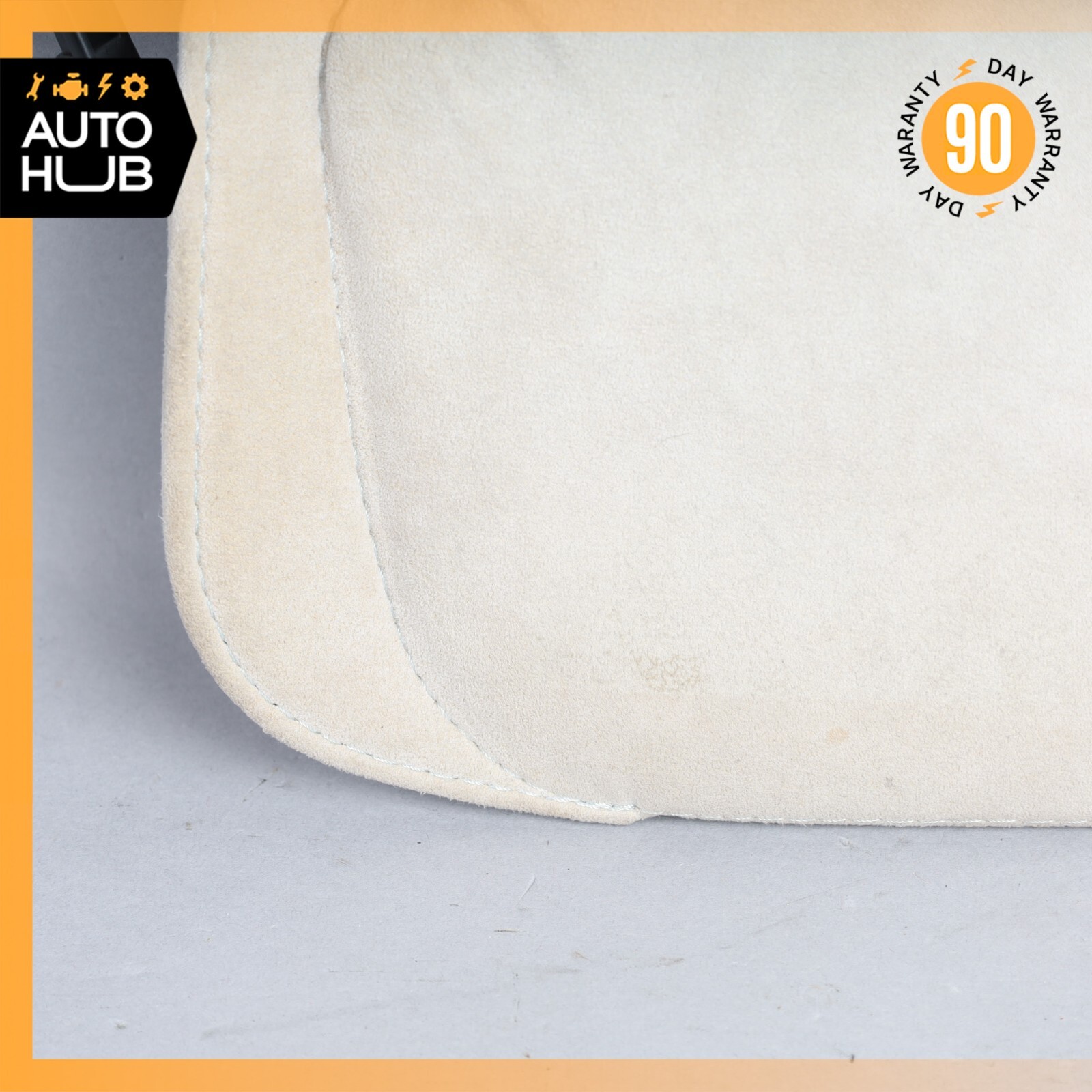 03-19 Maserati Quattroporte M139 Right Passenger Side Sun Visor Shade Suede OEM