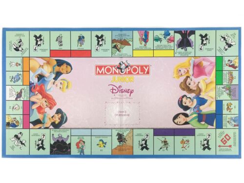 Monopoly Junior Disney Princess Replacement Playing Game Board